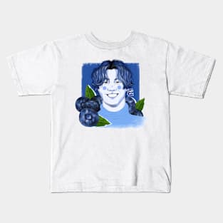 Blueberry Jungkook Kids T-Shirt